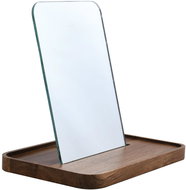 Spirella rectangular mirror Alesia, with wooden rectangular base - Makeup Mirror