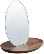 Spirella oval mirror Alesia, with wooden oval base - Makeup Mirror