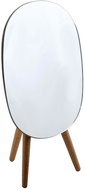 Spirella oval mirror Alesia, with three acacia wood legs - Makeup Mirror