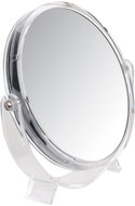 MSV cosmetic magnifying mirror Firenze, clear plastic, 17 cm - Makeup Mirror