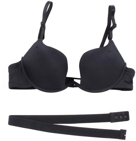PUSH-UP SHAPING TOP Size & Color: Black: A - Bra - Main image