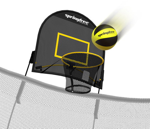 Springfree Trampoline® FlexrHoop Basketball Trampoline Basket with Ball and Pump - Trampoline Accessories - Main image