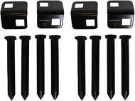 Springfree Trampoline® Ground Trampoline Anchor Set, 4 platforms, 8 anchors - Trampoline Accessories