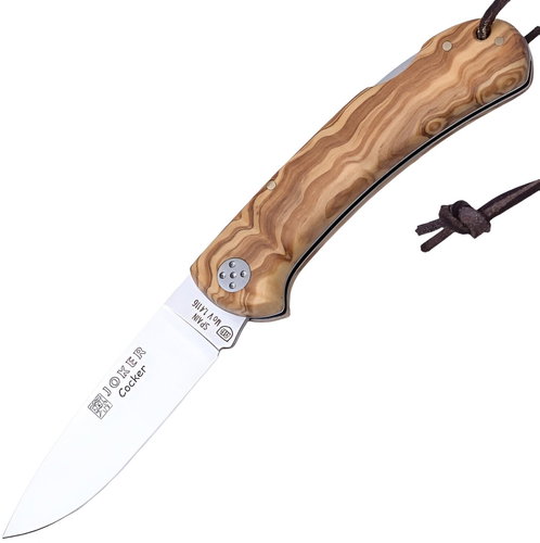 Joker Cocker - Closing knife, 9 cm, olive wood - Pocket Knife - Main image