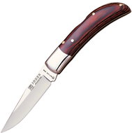 Joker Pointer - Folding knife, 7,8 cm, red wood, steel - Pocket Knife