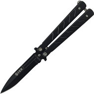 JKR Butterfly, 7,5 cm, velvet, black - Butterfly Knife