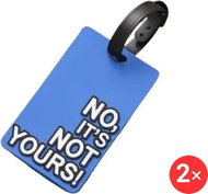 Take it shop Luggage tags with original inscriptions - 2, 2 pcs - Luggage Tag