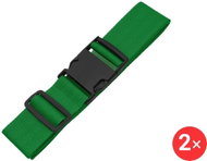 Luggage strap 2 × LB221 Dark Green - Strap on trunk