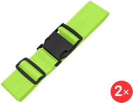 Luggage strap 2 × LB219 Bright Green - Strap on trunk