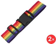 Luggage strap 2 × LB218 multicolour - Strap on trunk