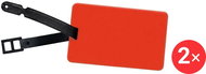 Suitcasesplus NameplateLTS312 2 × red - Luggage Tag