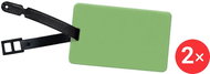 Kufryplus Name tag LTS311 2 × green - Luggage Tag