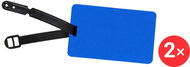 Kufryplus Name tag LTS302 2 × blue - Luggage Tag