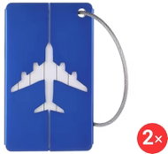 Ewena Name tag on suitcase blue, 2 pcs - Luggage Tag