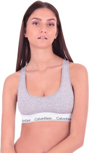 Calvin Klein Bralette Unlined Bra Grey - Bra - Main image