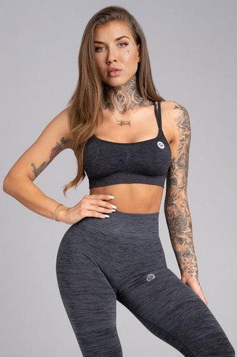 Gym Glamour Bra Seamless Grey Melange - Bra - Main image