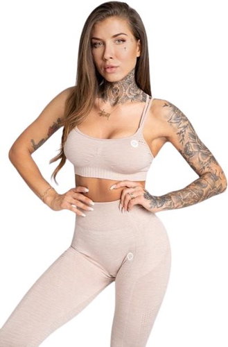 Gym Glamour Bra Seamless Beige XS - Bra - Main image