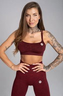 Gym Glamour Bra Seamless Bordo Melange - Bra