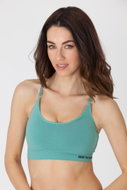 Better Bodies Bra Seamless Short Teal Green - Bra