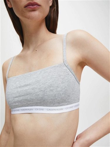 Buy Calvin Klein Underwear Unlined Bralette - Grey