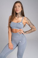 Gym Glamour Bra Seamless Steel Melange - Bra