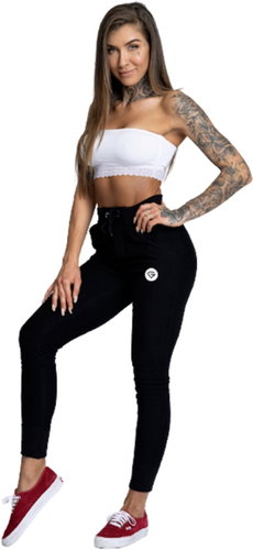 Gym Glamour Tepláky Boyfriend Black - Tepláky - Main image