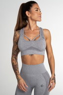 Gym Glamour Seamless Bra Fusion Light Grey - Bra