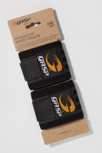 Better Bodies Hardcore Wrist Bands - Black/Grey - Bandage - Main image