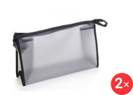 T-CLASS Kosmetická taška Eva průhledná, 2 ks - Cestovní pouzdro