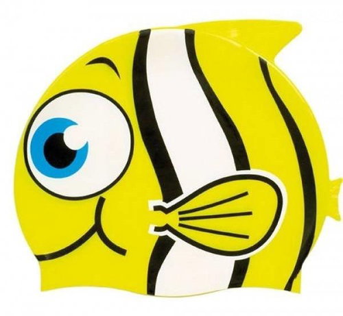 Dolvor SC14 Dětská plavecká čepice,Yellow Fish 2 ks - Bathing Cap - Main image