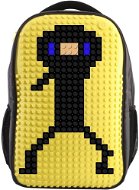 Pixelový batoh 09 žltý - Batoh