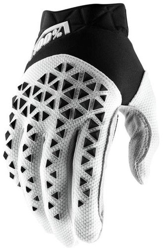 100% AIRMATIC USA black / white / silver, size XL - Cycling Gloves - Main image