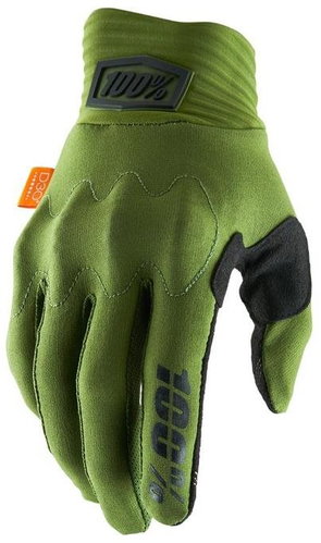 100% COGNITO USA army green, size M - Cycling Gloves - Main image