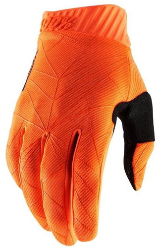 100% RIDEFIT USA orange / black, size XL - Cycling Gloves - Main image