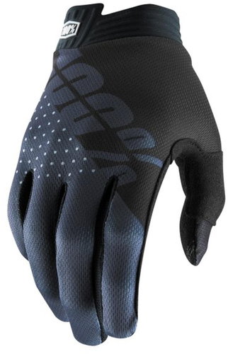 100% ITRACK, -USA black / gray, size L - Cycling Gloves - Main image