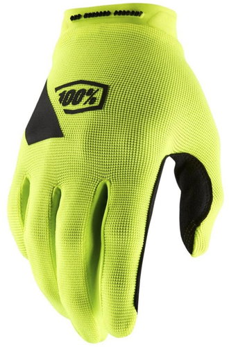 100% RIDECAMP USA fluo yellow, size S - Cycling Gloves - Main image