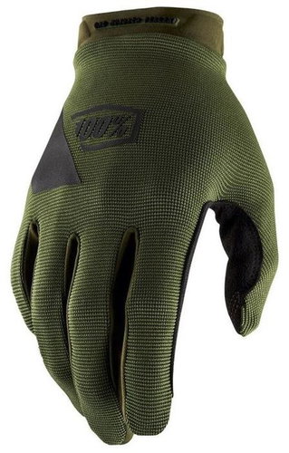 100% RIDECAMP USA green, size M - Cycling Gloves - Main image