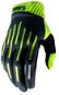 100% RIDEFIT, fluo green / black - Cycling Gloves