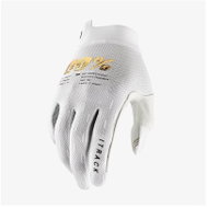 100% iTRACK USA white / gold, size L - Cycling Gloves