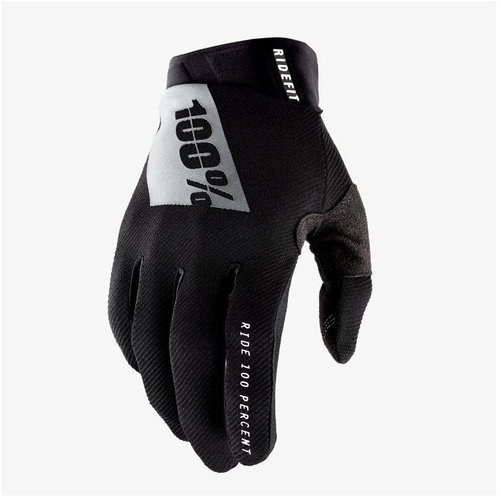 100% iTRACK USA black / white, size S - Cycling Gloves - Main image