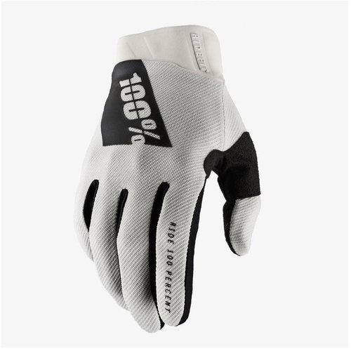 100% iTRACK USA gray, size M - Cycling Gloves - Main image