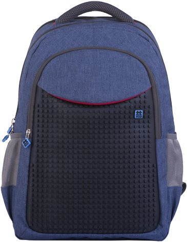 Pixie Crew PXB-05 Blue/Black Main image Pixie Crew PXB-05 Blue/Black - School Backpack - Main image