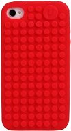Pixel Fall für iPhone 4 / 4S rot - Handyhülle