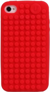 Pixel case for iPhone 4 / 4S red - Phone Case - Main image