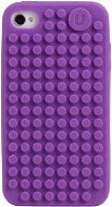 Pixel case for iPhone 4 / purple 4SL - Phone Case