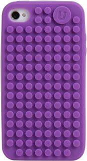 Pixel case for iPhone 4 / purple 4SL - Phone Case - Main image