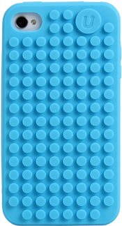 Pixel case for iPhone 4 / 4S blue - Phone Case - Main image