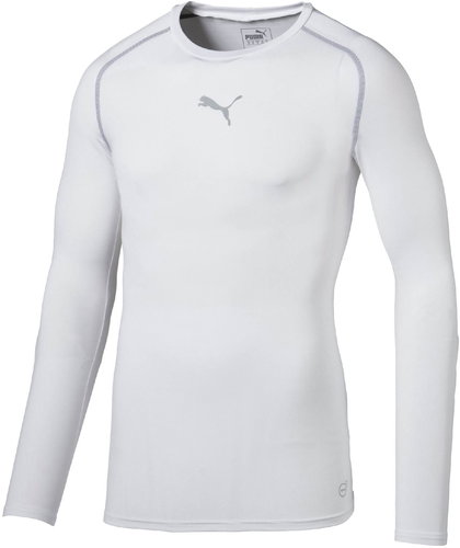 Puma TB LS Tee white S - T-Shirt - Main image