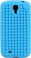 Pixelové puzdro na Samsung S4 modré - Puzdro na mobil