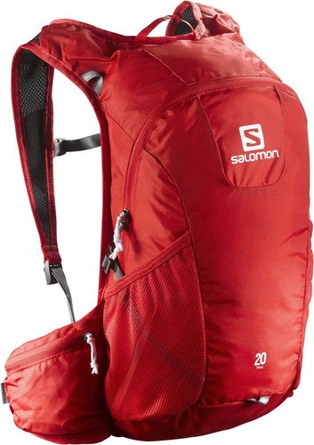 Salomon Trail 20 bright red - Tourist Backpack - Main image